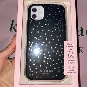 Kate Spade Black and Gold  IPhone 11/XR Phone case
